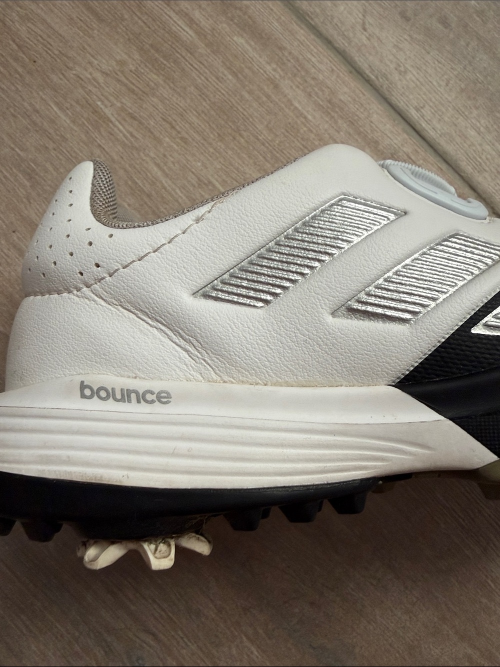 adidas Bounce  big kid 4 -Gray Slip-On Athletic golf Shoes - Picture 8 of 8